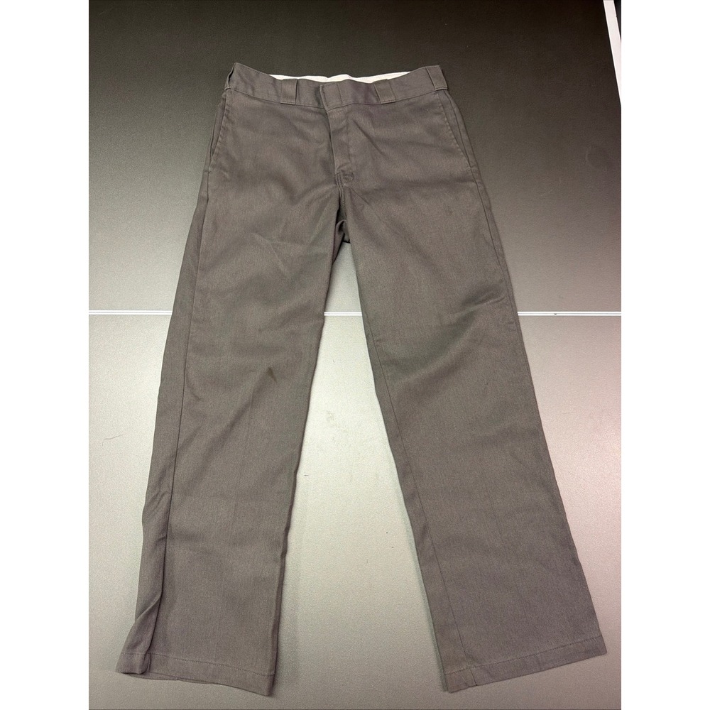 Dickies 874 Flex Original Fit Work Pants Gray Men's 30x28 Straight Leg Chino